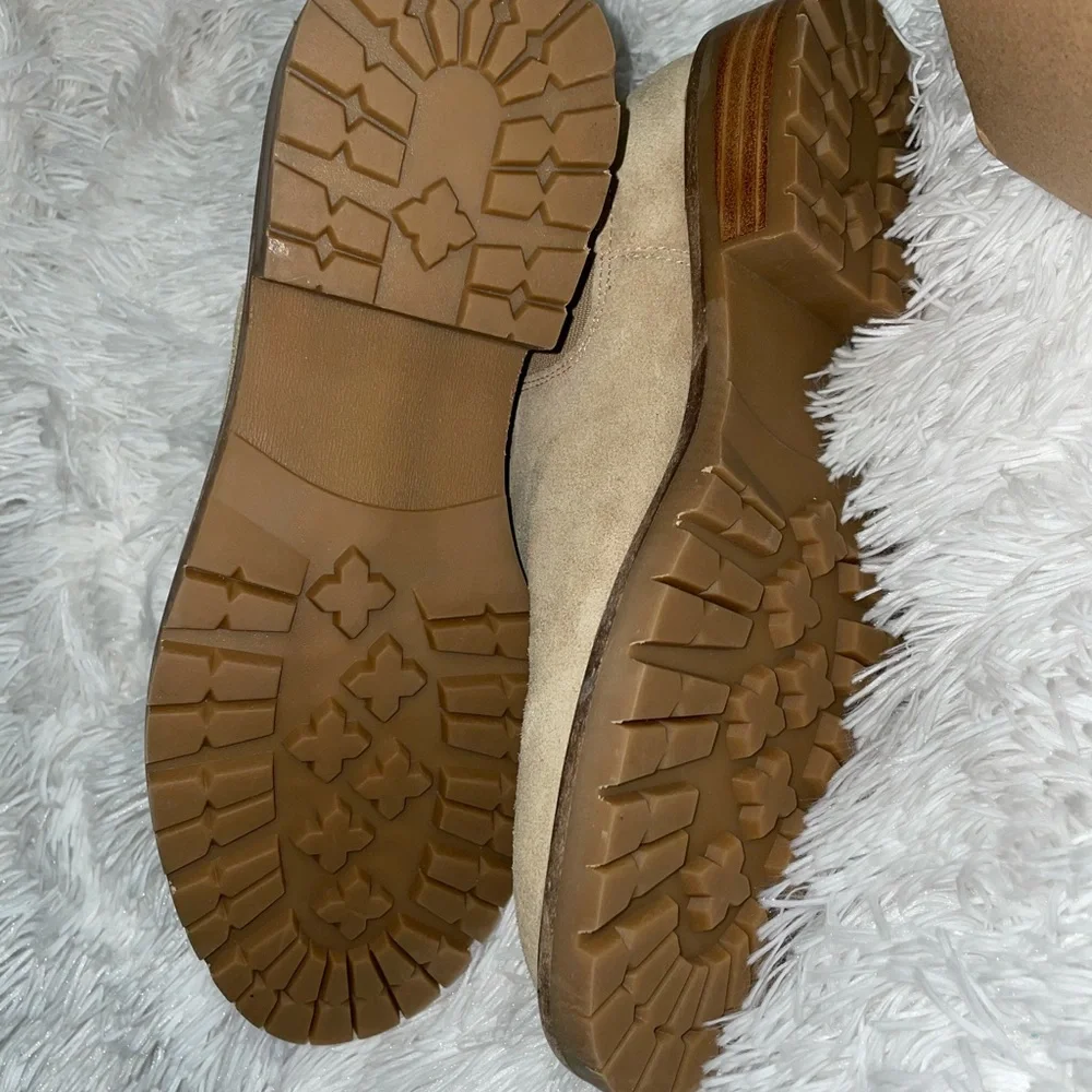 Steve Madden leopold suede tan booties - Picture 2 of 7